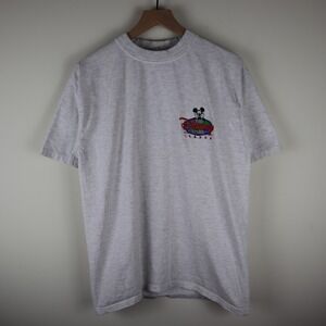 Vintage 90s The Disney Store London Mickey Mouse Embroidered Shirt Large 20x28